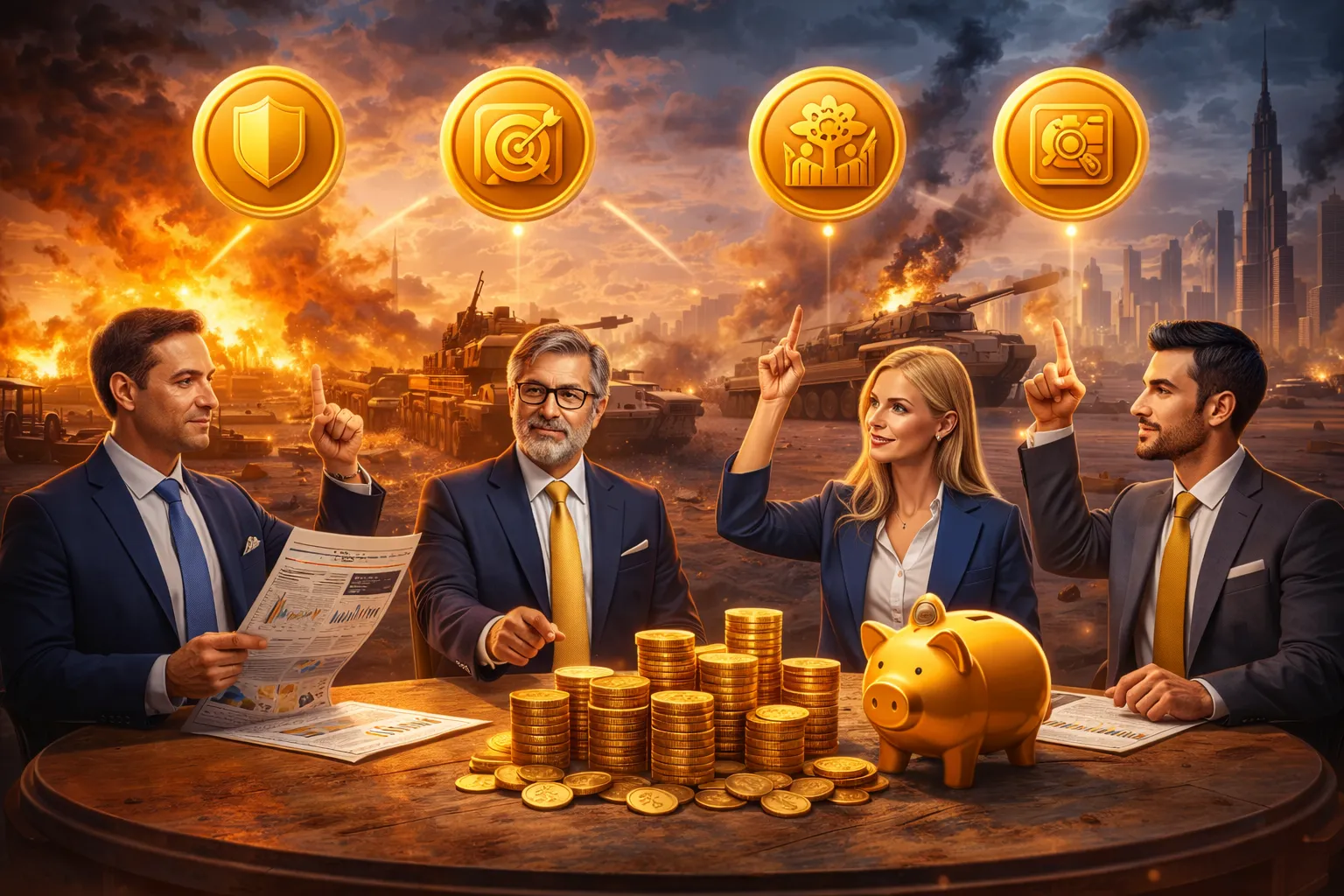 أربع نصائح ذهبية لمستثمري الأسهم لمواجهة تداعيات الحروب
